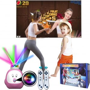 TV Game Console with 100+ Games, 2 Wireless Controllers, HDMI Plug & Play - Includes 30 Sportsgame & 17 AR Games - Birthday Christmas Xmas Gifts for Girls Boys , Age 3+