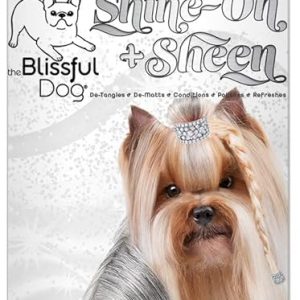 The Blissful Dog Shine-On + Sheen Coat Dog Spray, Easy-to-Use Conditioner, Sensitive Skin-Friendly Leave-in Conditioner, Detangler Spray, 8 oz.