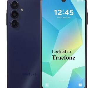 Tracfone Samsung Galaxy A16 5G, 128GB, 50MP Triple Camera, Android Smartphone, 6.5" FHD+ Super AMOLED 90Hz Display, Long-Lasting Battery - Locked to Tracfone - Awesome Black