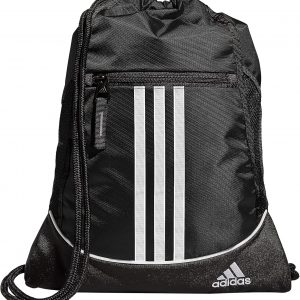 adidas Alliance Sackpack – Drawstring Backpack for Sports, Small Gym Bag