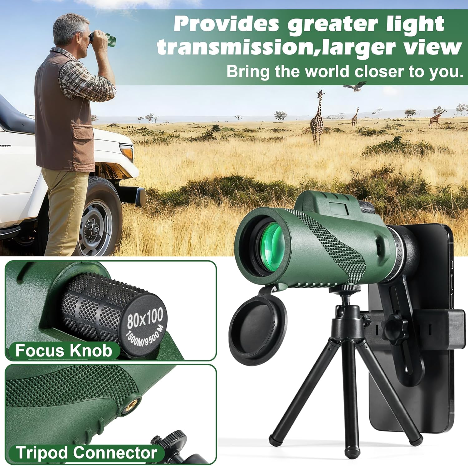 Premium Hiking Camping Backpack Set, Casual Style with Inflatable Sleeping Pad, Trekking Poles, Monocular, Water Filter Bottle & LED Headlamp - Adventure Essentials for Outdoor Explorers - Image 10