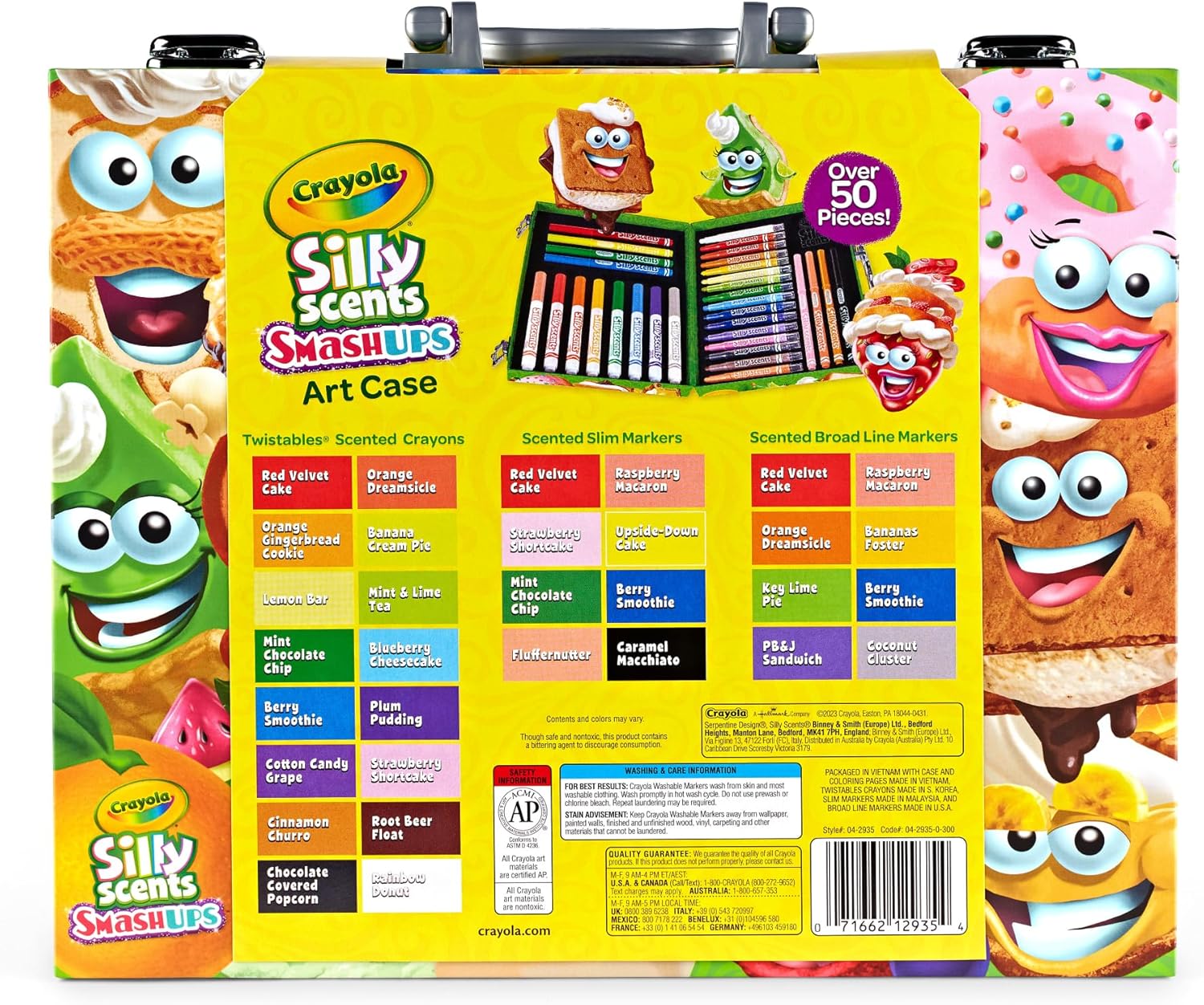 Crayola Silly Scents Mini Inspiration Art Case, Scented Crayons & Markers Set, Art Kit for Kids, Coloring Supplies, Travel Gifts for Kids, Ages 4+ - Image 7