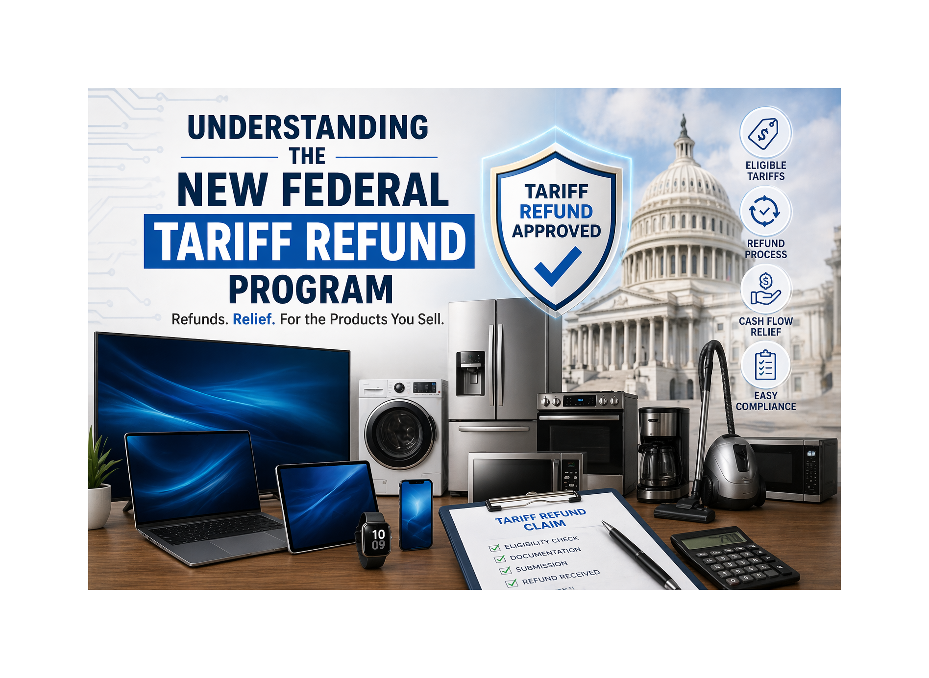 Understanding the New Federal Tariff Refund Program: What CE and Equipment Companies Need to Know