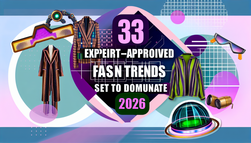 33 expert-approved fashion trends set to dominate 2026