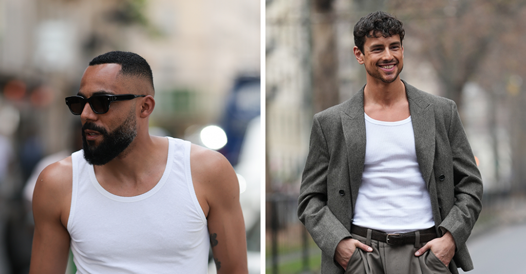 Why do so many men wear tank tops?
